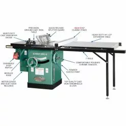 Tools & Equipment Grizzly G1023RLX 10 In 3 HP 240V Cabinet Left-Tilting Table Saw Extension Table