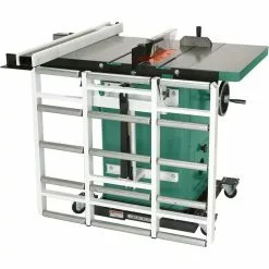 Grizzly G1317 37 Inch Double Level Table Saw Outfeed Roller System Power Tools