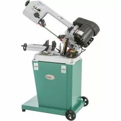 Grizzly G9742 110V 5 Inch X 6 1/2 Inch HP Metal-Cutting Bandsaw With Swivel Head