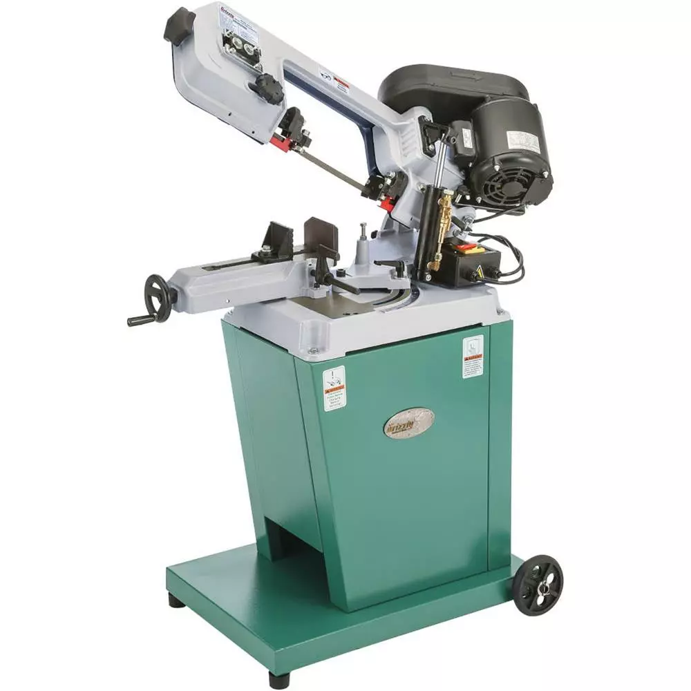 Grizzly G9742 110V 5 Inch X 6 1/2 Inch HP Metal-Cutting Bandsaw With Swivel Head 4 Grizzly G9742 110V 5 Inch X 6 1/2 Inch HP Metal-Cutting Bandsaw With Swivel Head