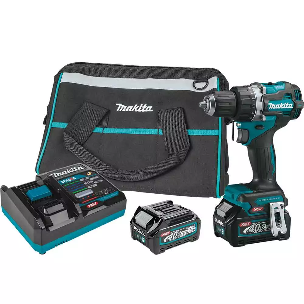 Tools & Equipment Makita GFD02D 40V MAX XGT 1/2" Brushless Cordless Compact Driver Drill Kit 3 Tools & Equipment Makita GFD02D 40V MAX XGT 1/2" Brushless Cordless Compact Driver Drill Kit