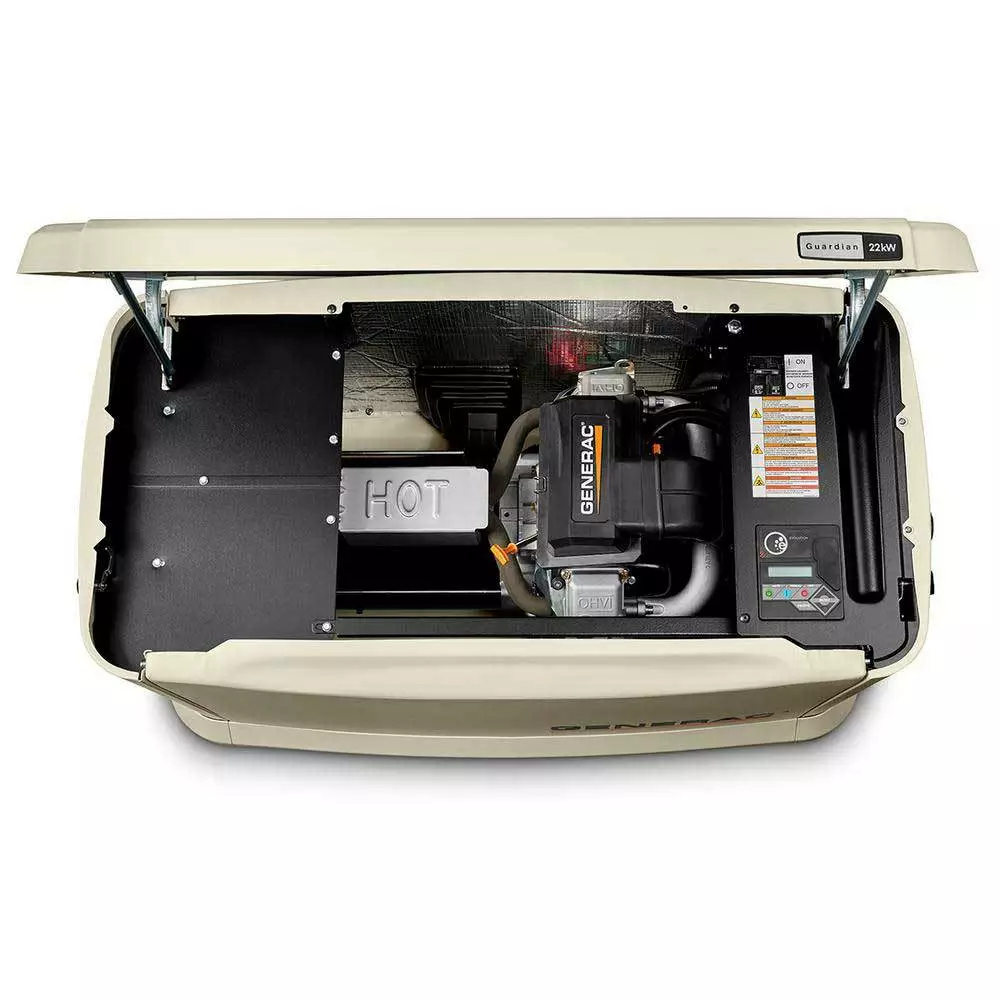 Generac 70771 20/17 KW Air-Cooled Standby Generator, Aluminum Enclosure 6 Generac 70771 20/17 KW Air-Cooled Standby Generator, Aluminum Enclosure