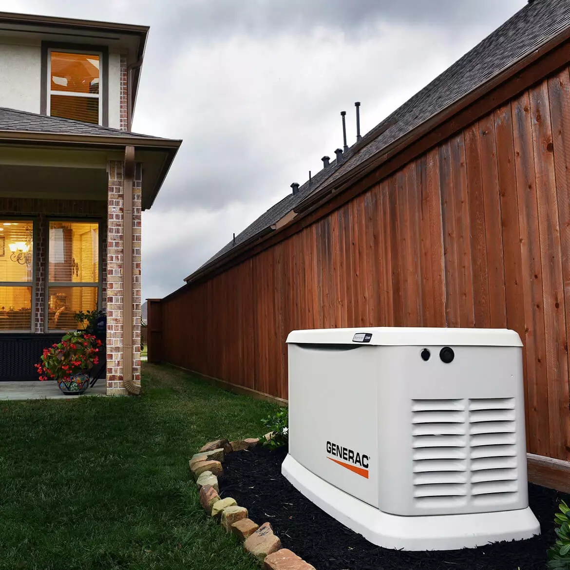 Standby Generators Generac 70432 22,000-Watt Single Phase Auto Start Air Cooled Standby Generator 6 Standby Generators Generac 70432 22,000-Watt Single Phase Auto Start Air Cooled Standby Generator