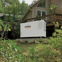 Dual Fuel Generators Generac RG04524ANAC 45kW 120/240V Single Phase Automatic On Standby Generator