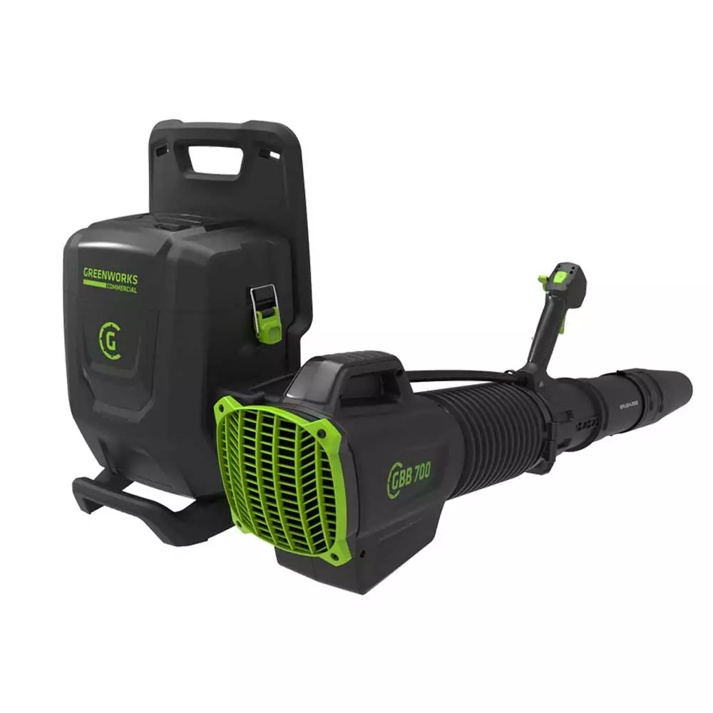 GreenWorks Commercial GBB700 82V 690 CFM Dual Port Backpack Blower - Bare Tool 3 GreenWorks Commercial GBB700 82V 690 CFM Dual Port Backpack Blower - Bare Tool