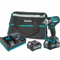 Makita GWT04D 40V MAX XGT 1/2" Sq. Brushless Cordless Drive Impact Wrench Kit Tools & Equipment