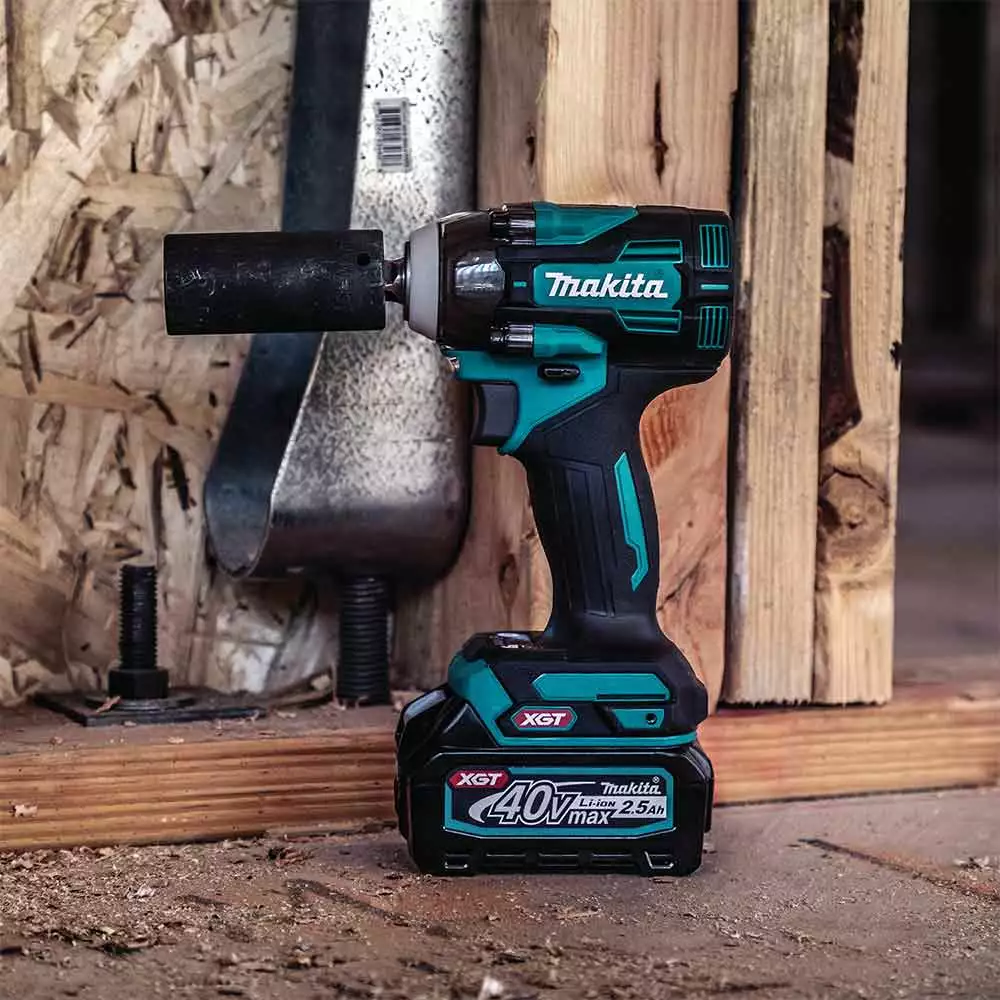 Tools & Equipment Makita GWT05D 40V MAX XGT 1/2" Sq. Brushless Cordless Drive Impact Wrench Kit 8 Tools & Equipment Makita GWT05D 40V MAX XGT 1/2" Sq. Brushless Cordless Drive Impact Wrench Kit