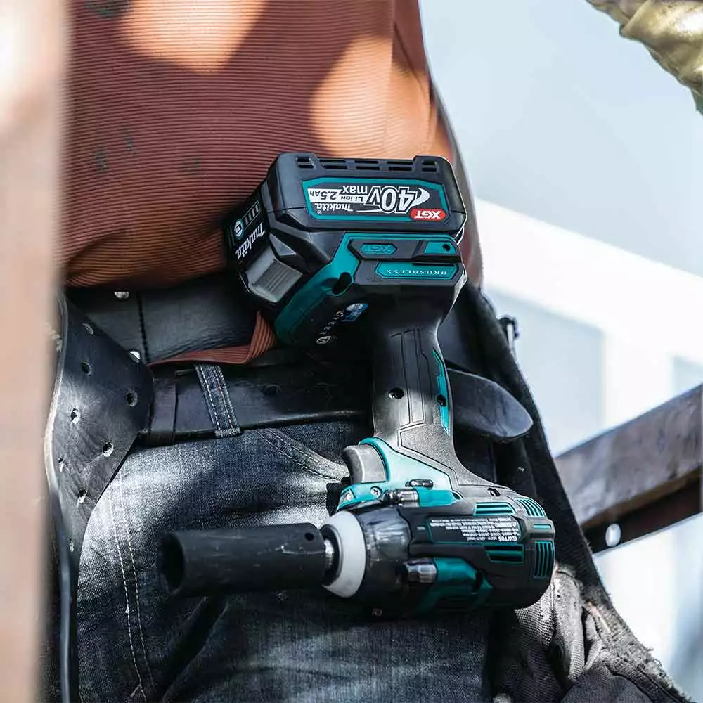 Tools & Equipment Makita GWT05D 40V MAX XGT 1/2" Sq. Brushless Cordless Drive Impact Wrench Kit 9 Tools & Equipment Makita GWT05D 40V MAX XGT 1/2" Sq. Brushless Cordless Drive Impact Wrench Kit