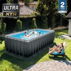 Intex 26363EH 24 Foot X 12 Foot X 52 Inch Ultra XTR Metal Frame Pool W/ Pump