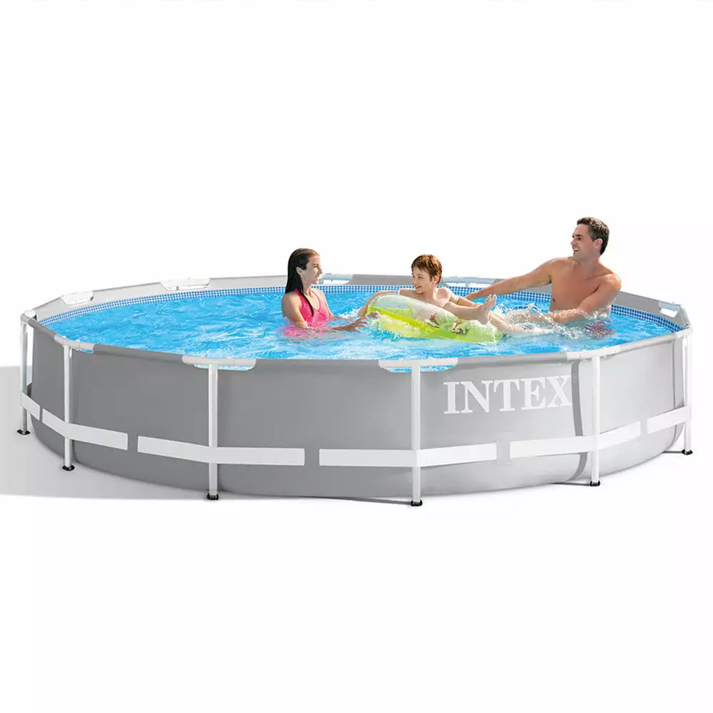 Intex 26711EH 12 Feet X 30 Inch Prism Metal Frame Pool Pools 5 Intex 26711EH 12 Feet X 30 Inch Prism Metal Frame Pool Pools