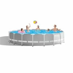 Intex 26731EH 18' X 48" Prism Frame Premium Above Ground Pool Set W/ Pump