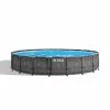 Pools Intex 26743EH 18' X 48" Greywood Prism Frame Premium Pool Set W/ Pump