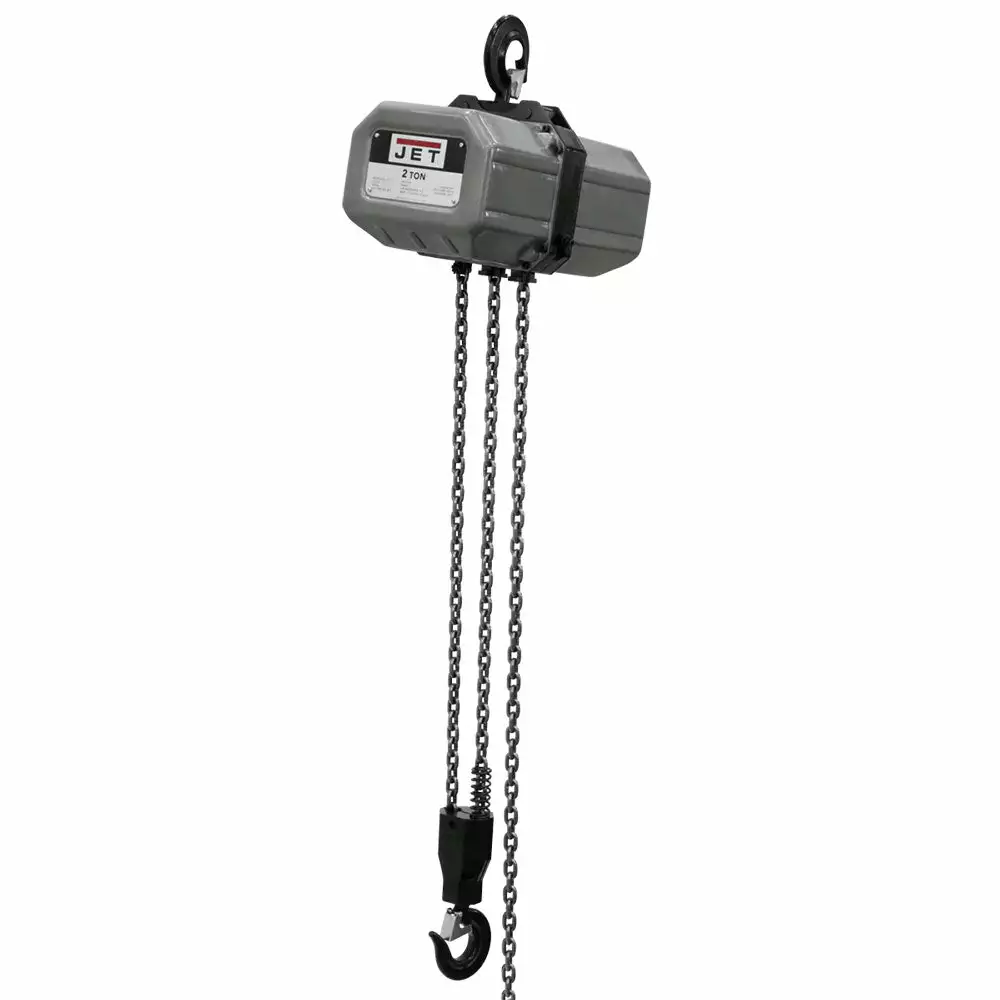 JET 2SS-3C-15 230V/460V 2 Ton 3 Phase Electric Chain Hoist W/ 15' Lift Tools & Equipment 3 JET 2SS-3C-15 230V/460V 2 Ton 3 Phase Electric Chain Hoist W/ 15' Lift Tools & Equipment