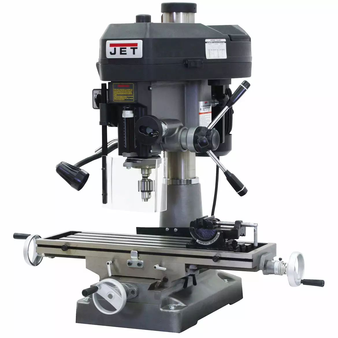 JET JMD-18 115/230V 1PH 1HP Mill/Drill W/ R-8 Taper - 350018 Tools & Equipment 3 JET JMD-18 115/230V 1PH 1HP Mill/Drill W/ R-8 Taper - 350018 Tools & Equipment