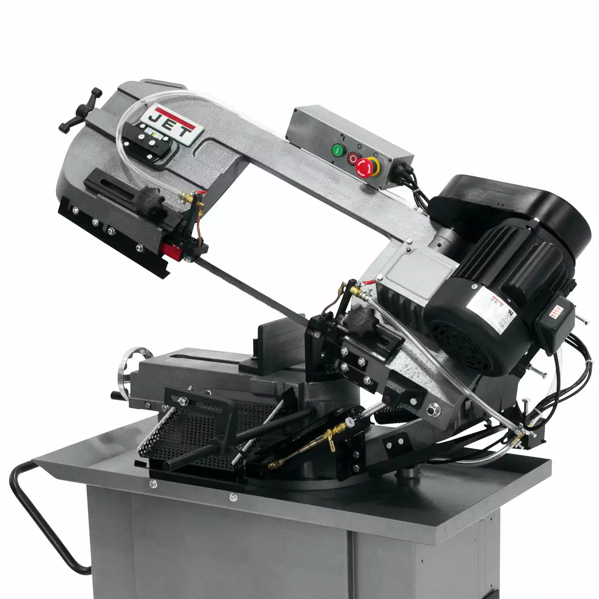 JET HVBS-710S 115/230V 7" X 10.5" Mitering Horizontal/Vertical Bandsaw Tools & Equipment 4 JET HVBS-710S 115/230V 7" X 10.5" Mitering Horizontal/Vertical Bandsaw Tools & Equipment