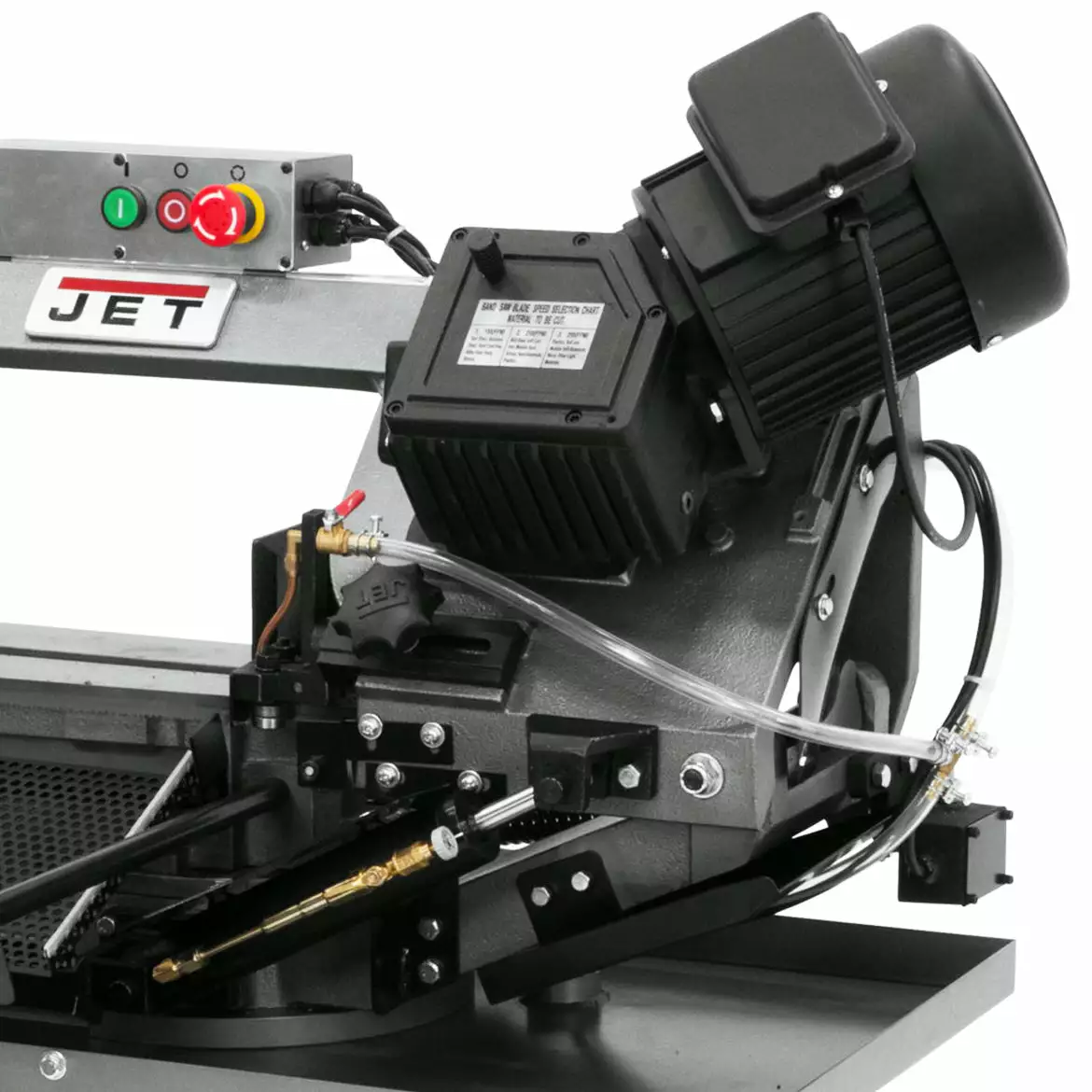 JET HVBS-710SG 7"x10.5" Mitering Horizontal/Vertical Bandsaw 115/230V 1PH 413452 Tools & Equipment 5 JET HVBS-710SG 7"x10.5" Mitering Horizontal/Vertical Bandsaw 115/230V 1PH 413452 Tools & Equipment