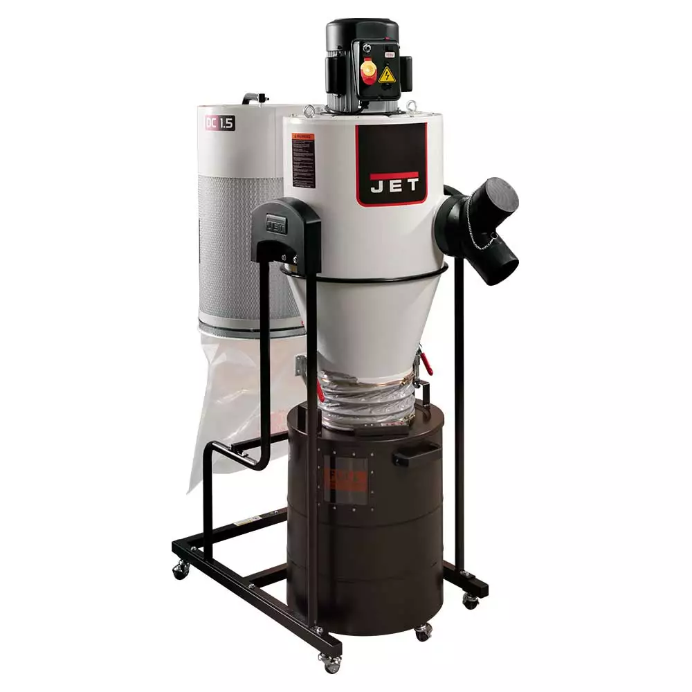 Tools & Equipment Jet 717515 JCDC-1.5 115-Volt 1.5-Hp Single Phase Cyclone Dust Collector 3 Tools & Equipment Jet 717515 JCDC-1.5 115-Volt 1.5-Hp Single Phase Cyclone Dust Collector