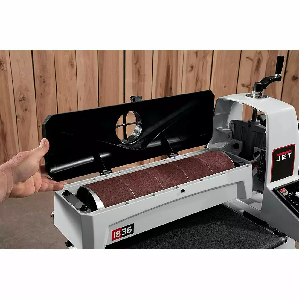 Tools & Equipment JET 723530K JWDS-1836 Smart Control Drum Sander W/ Stand 6 Tools & Equipment JET 723530K JWDS-1836 Smart Control Drum Sander W/ Stand