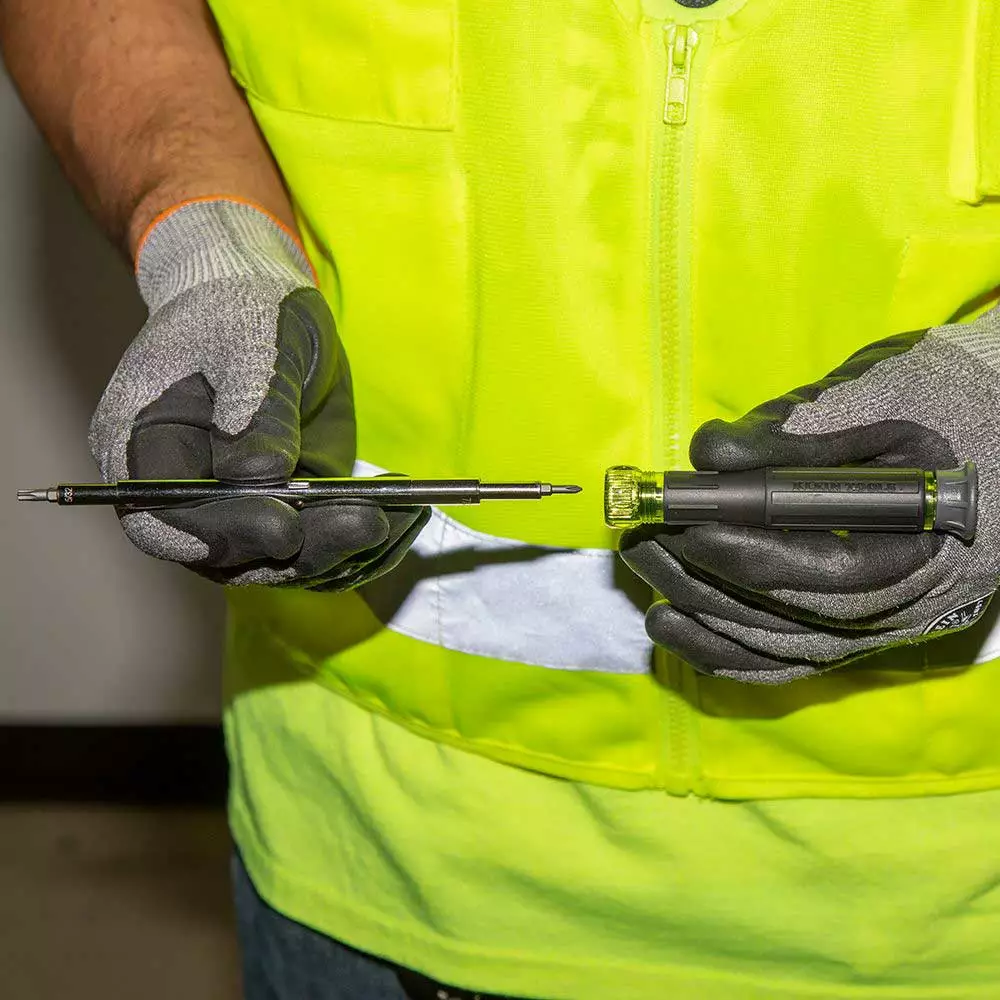 Klein 32314 14 In 1 Precision Cushion Grip Screwdriver W/ Integrated Nut Driver Tools & Equipment 4 Klein 32314 14 In 1 Precision Cushion Grip Screwdriver W/ Integrated Nut Driver Tools & Equipment