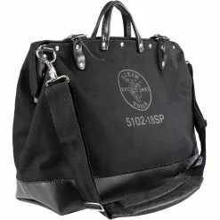 Klein 510218SPBLK 18 Inch Deluxe Black Canvas Tool Bag Tools & Equipment