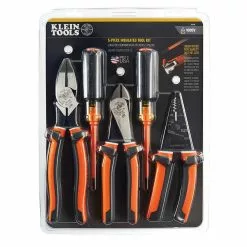 Klein 94130 1000V Insulated Professional Combo Tool Kit 5-PC Tools & Equipment