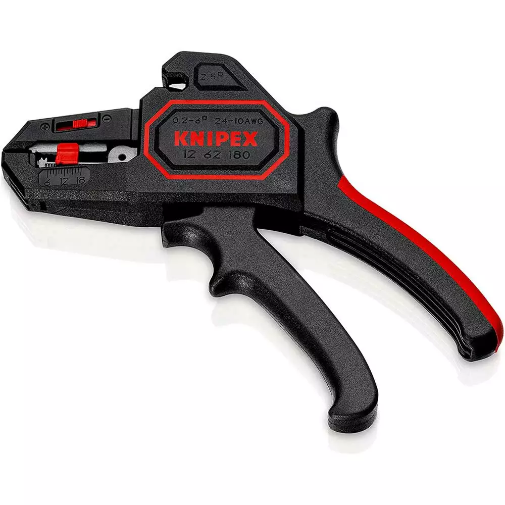 Tools & Equipment Knipex 12 62 180 7-1/4'' Automatic Compact Lightweight Insulation Wire Stripper 8 Tools & Equipment Knipex 12 62 180 7-1/4'' Automatic Compact Lightweight Insulation Wire Stripper