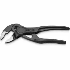 Knipex 87 00 100 4'' Cobra XS Slim Long Lasting Non Coated Grip Pliers