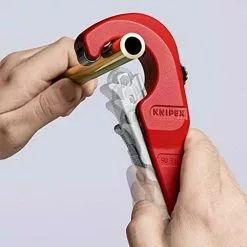 Knipex 90 31 02 SBA 7" TubiX Durable Lightweight Metal Pipe Cutter 10 Knipex 90 31 02 SBA 7