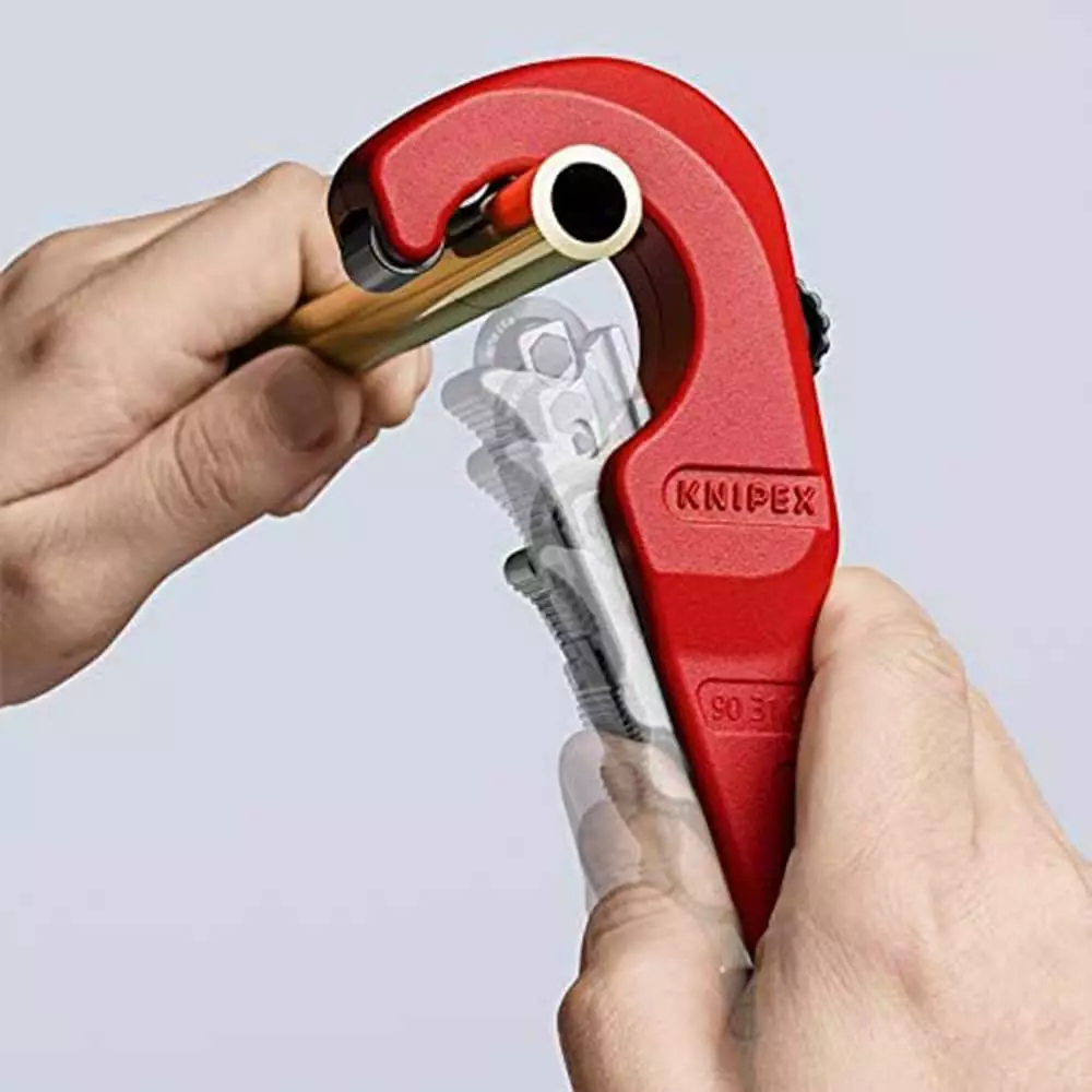 Knipex 90 31 02 SBA 7" TubiX Durable Lightweight Metal Pipe Cutter 6 Knipex 90 31 02 SBA 7" TubiX Durable Lightweight Metal Pipe Cutter