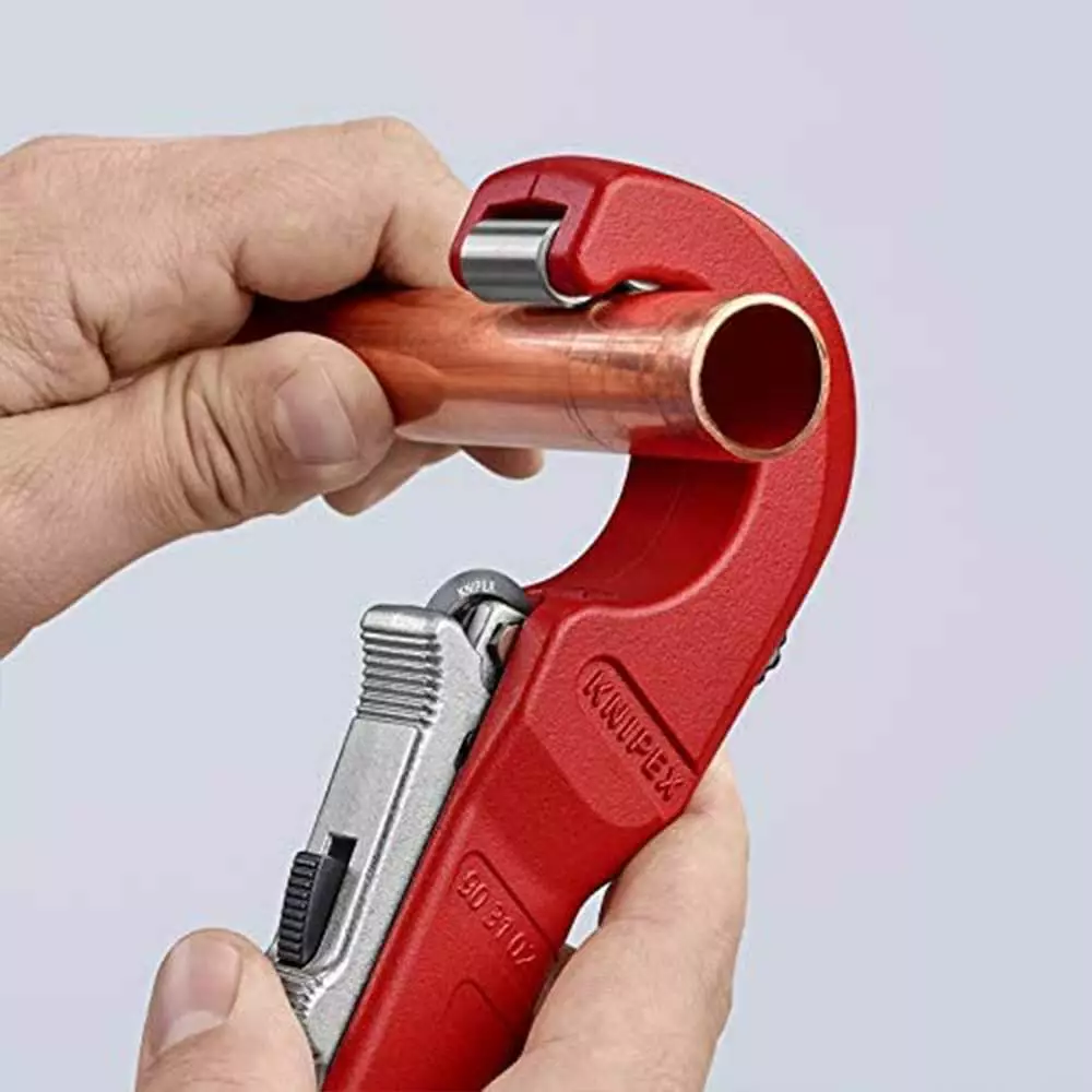 Knipex 90 31 02 SBA 7" TubiX Durable Lightweight Metal Pipe Cutter 7 Knipex 90 31 02 SBA 7" TubiX Durable Lightweight Metal Pipe Cutter
