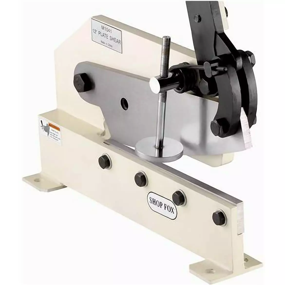 Tools & Equipment Shop Fox M1041 12" Plate Shear W/ Compound Lever Action & Ground/Hardened Knives 3 Tools & Equipment Shop Fox M1041 12" Plate Shear W/ Compound Lever Action & Ground/Hardened Knives