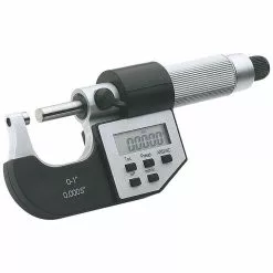Shop Fox M1083 0 Inch - 1 Inch Dual Reading Outside Digital Micrometer Tools & Equipment