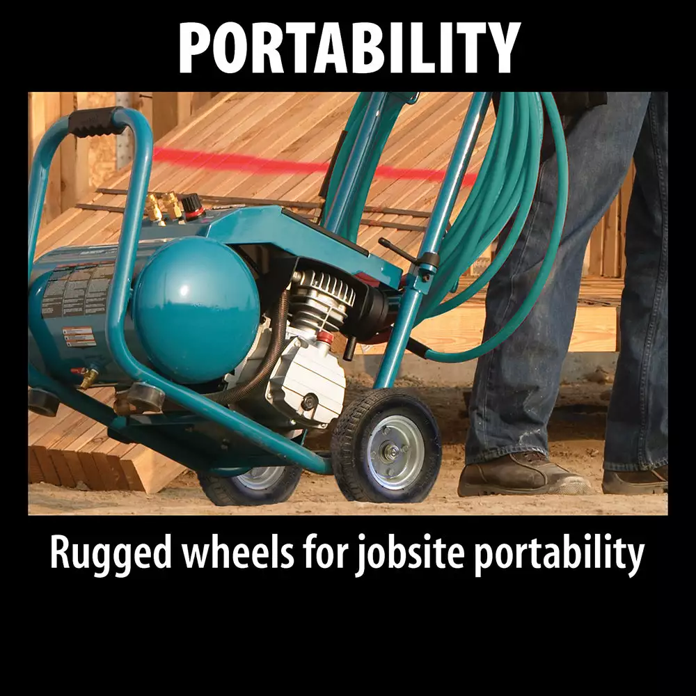 Makita MAC5200 3.0 HP Cast Iron Roll Cage Big Bore Air Compressor Tools & Equipment 10 Makita MAC5200 3.0 HP Cast Iron Roll Cage Big Bore Air Compressor Tools & Equipment