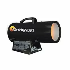 Mr. Heater F271350 38,000 BTU/Hr Quiet Burner Forced Air Propane Heater