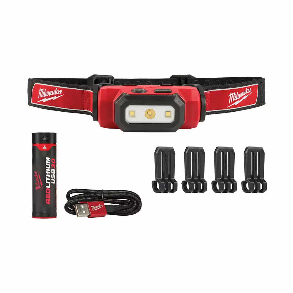 Tools & Equipment Milwaukee 2111-21 475-Lumen 7-Position Multi-Pattern Compact Headlamp Kit 3 Tools & Equipment Milwaukee 2111-21 475-Lumen 7-Position Multi-Pattern Compact Headlamp Kit
