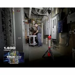 Tools & Equipment Milwaukee 2132-20 M12 12V 1,400-Lumen Dual Power Tower Light - Bare Tool