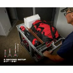 Tools & Equipment Milwaukee 2132-20 M12 12V 1,400-Lumen Dual Power Tower Light - Bare Tool