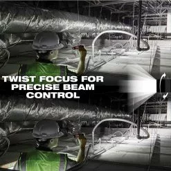 Milwaukee 2161-21 1100 Lumen USB Rechargeable LED Twist Focus Flashlight