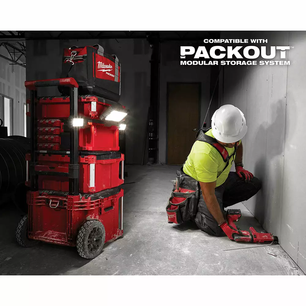 Tools & Equipment Milwaukee 2357-20 M18 18V PACKOUT 3000 Lumen Multi-Directional Light/Charger 7 Tools & Equipment Milwaukee 2357-20 M18 18V PACKOUT 3000 Lumen Multi-Directional Light/Charger