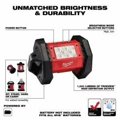 Tools & Equipment Milwaukee 2361-20 M18 18V Led Flood Light - Bare Tool