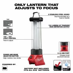 Milwaukee 2363-20 M18 18V Led Lantern/Flood Light - Bare Tool Tools & Equipment