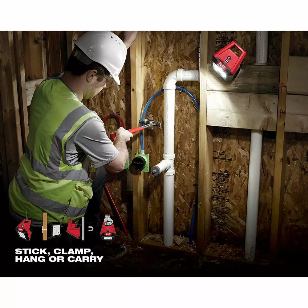 Tools & Equipment Milwaukee 2364-20 M12 12V Rover LED Cordless Compact Flood Light - Bare Tool 7 Tools & Equipment Milwaukee 2364-20 M12 12V Rover LED Cordless Compact Flood Light - Bare Tool