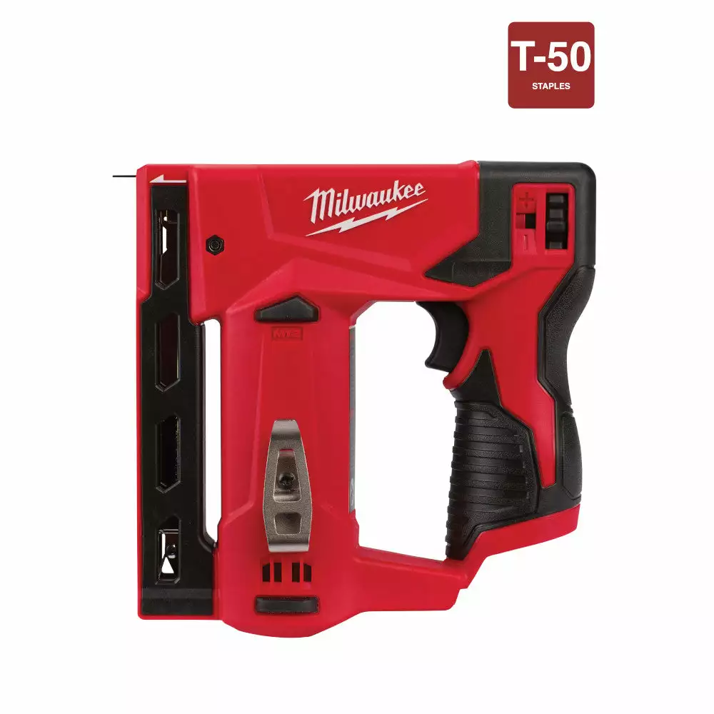 Milwaukee 2447-20 M12 12V 3/8" Cordless Li-Ion Crown Stapler - Bare Tool Tools & Equipment 3 Milwaukee 2447-20 M12 12V 3/8" Cordless Li-Ion Crown Stapler - Bare Tool Tools & Equipment