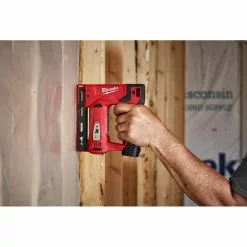 Milwaukee 2447-20 M12 12V 3/8" Cordless Li-Ion Crown Stapler - Bare Tool Tools & Equipment 19 Milwaukee 2447-20 M12 12V 3/8