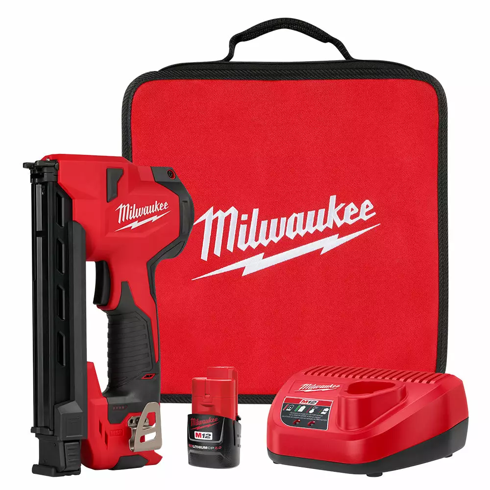 Milwaukee 2448-21 M12 12V Cordless Li-Ion Brushed Cable Stapler Kit Tools & Equipment 3 Milwaukee 2448-21 M12 12V Cordless Li-Ion Brushed Cable Stapler Kit Tools & Equipment