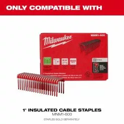 Milwaukee 2448-21 M12 12V Cordless Li-Ion Brushed Cable Stapler Kit Tools & Equipment 19 Milwaukee 2448-21 M12 12V Cordless Li-Ion Brushed Cable Stapler Kit Tools & Equipment