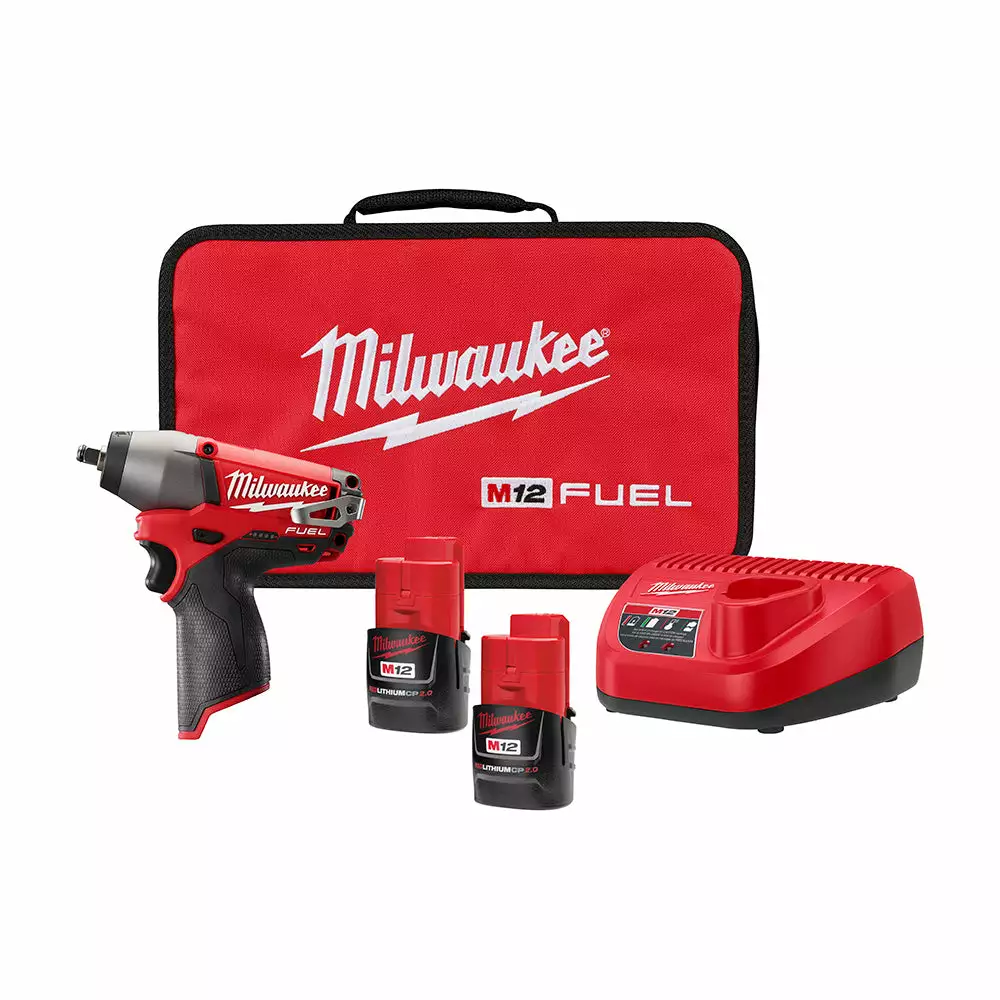 Tools & Equipment Milwaukee 2454-22 M12 FUEL 12V 3/8-Inch Impact Wrench Kit 3 Tools & Equipment Milwaukee 2454-22 M12 FUEL 12V 3/8-Inch Impact Wrench Kit