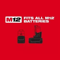 Milwaukee 2461-20 M12 12V 1/4-Inch Impact Wrench W/ Belt Clip - Bare Tool Tools & Equipment 9 Milwaukee 2461-20 M12 12V 1/4-Inch Impact Wrench W/ Belt Clip - Bare Tool Tools & Equipment