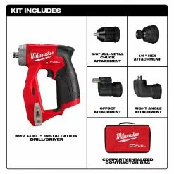 Milwaukee 2505-20 M12 FUEL 12V 4-in-1 Installation Drill/Driver -Bare Tool