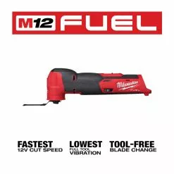 Milwaukee 2526-20 M12 12V Cordless Oscillating Multi-Tool - Bare Tool 17 Milwaukee 2526-20 M12 12V Cordless Oscillating Multi-Tool - Bare Tool